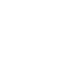 The image displays a stylized icon of a tooth with a crown on top, set against a black background and outlined in white, accompanied by a small line graphic that resembles a smile or teeth.